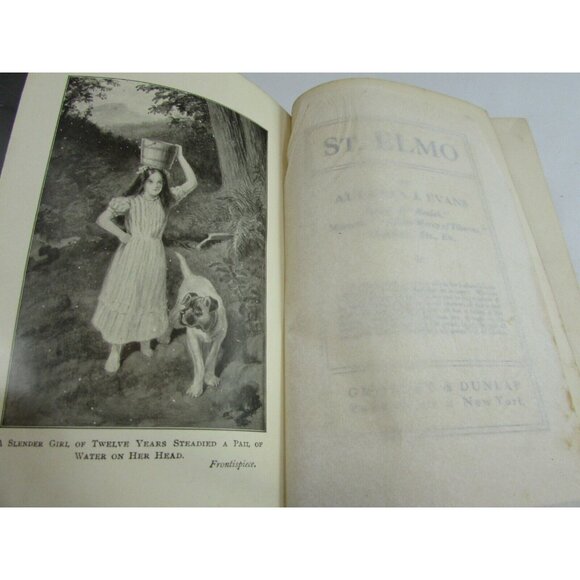 St Elmo Book Published Grosset and Dunlap 1896 By Augusta J Evans 34208 - Picture 5 of 12